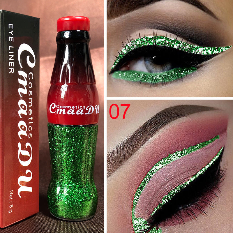 CmaaDu Glitter Liquid Eyeliner - Vibrant & Long-lasting CmaaDu Color Glitter Glitter Glitter Liq | Ectron Online