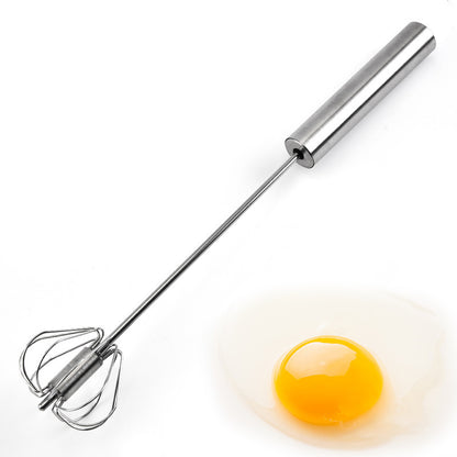 Stainless Steel Semi Automatic Egg Beater Kitchen Tools Hand Held