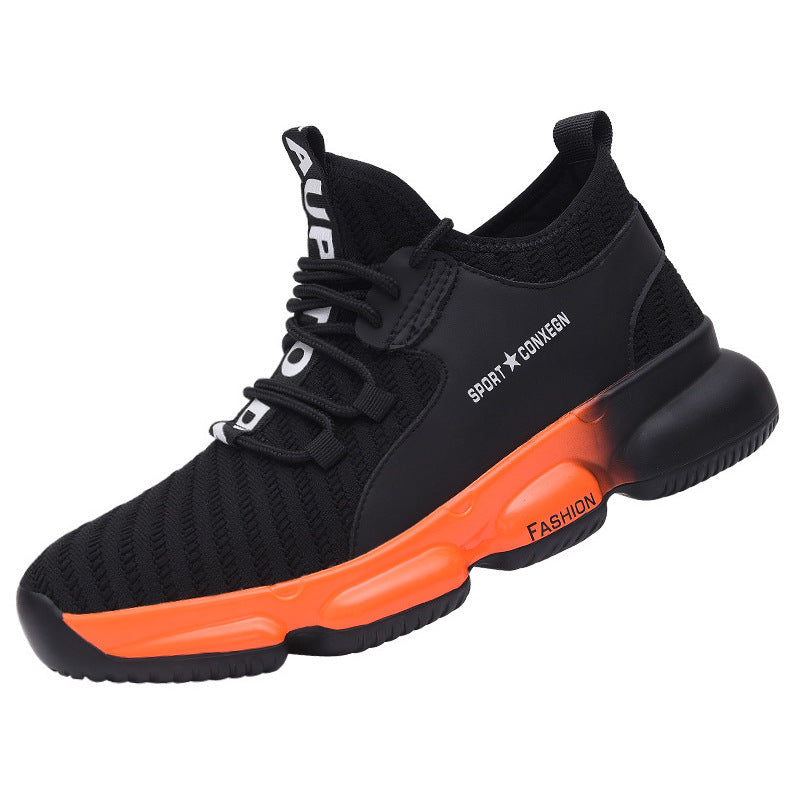 Non-Slip Flying Woven Safety Work Shoes – Durable & Breathable Non-Slip Flying Woven Safety Shoes, Safe | Ectron Online