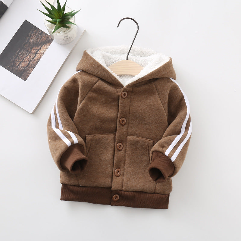 Autumn/Winter Cardigan Jacket | Kids & Women's Lamb Velvet Sweater Autumn And Winter Children's And Women's | Ectron Online
