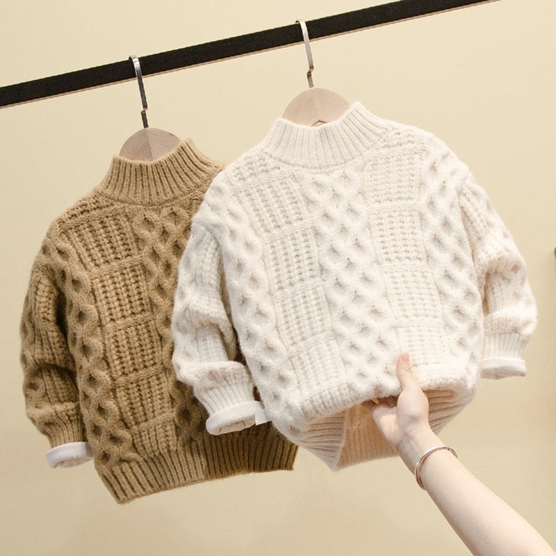 Boys' Bright Color Sweater | Western Style & Plus Velvet Boys Sweater Bright Color New Western St | Ectron Online