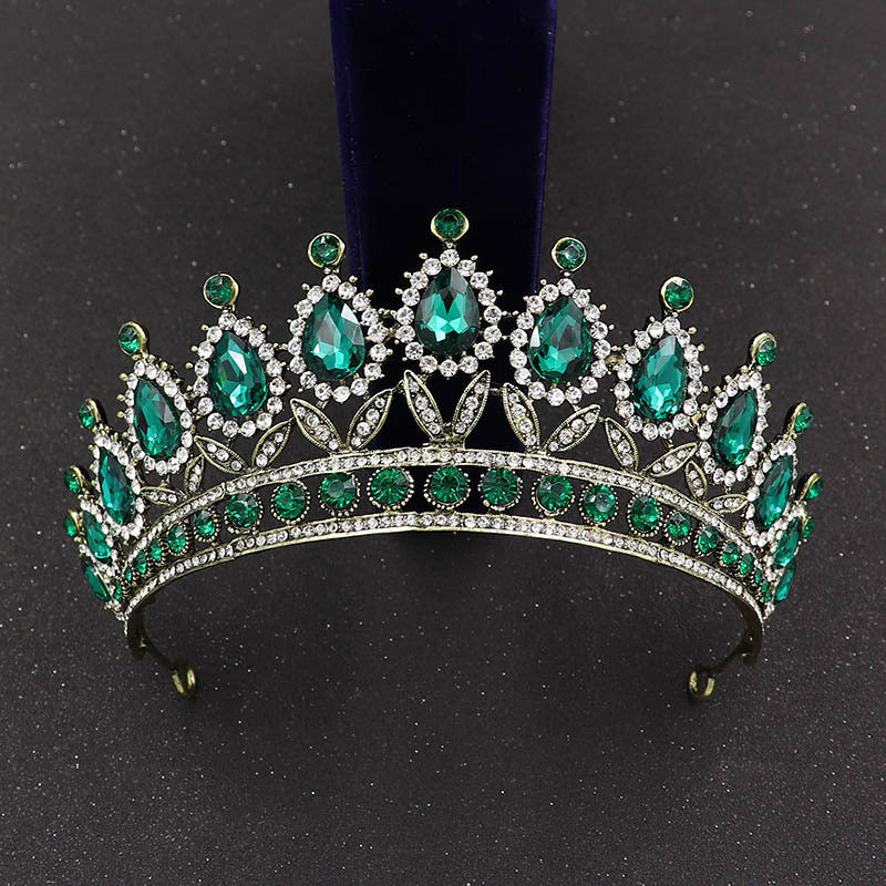 Baroque Princess Crown - Bridal Wedding Headpiece Bridal Crown Baroque Princess Crown | Ectron Online