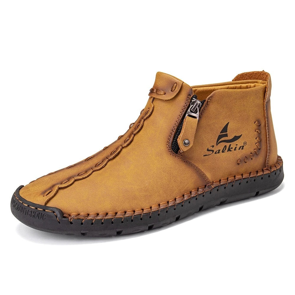 Middle Cut Handmade Martin Boots – Large Size Men’s Outdoor Boots Middle Cut Outdoor Martin Boots Handmade | Ectron Online