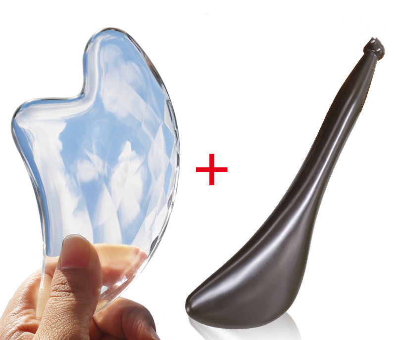 Transparent Double Beads Scraping Plate for Face Lift & Wrinkle Removal Transparent Double Beads Scrapping Plate | Ectron Online