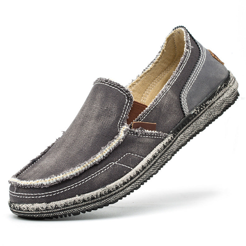 Men’s Canvas Peas Shoes Loafers – Spring & Summer New Peas Shoes Men's Canvas Shoes Loafers Me | Ectron Online