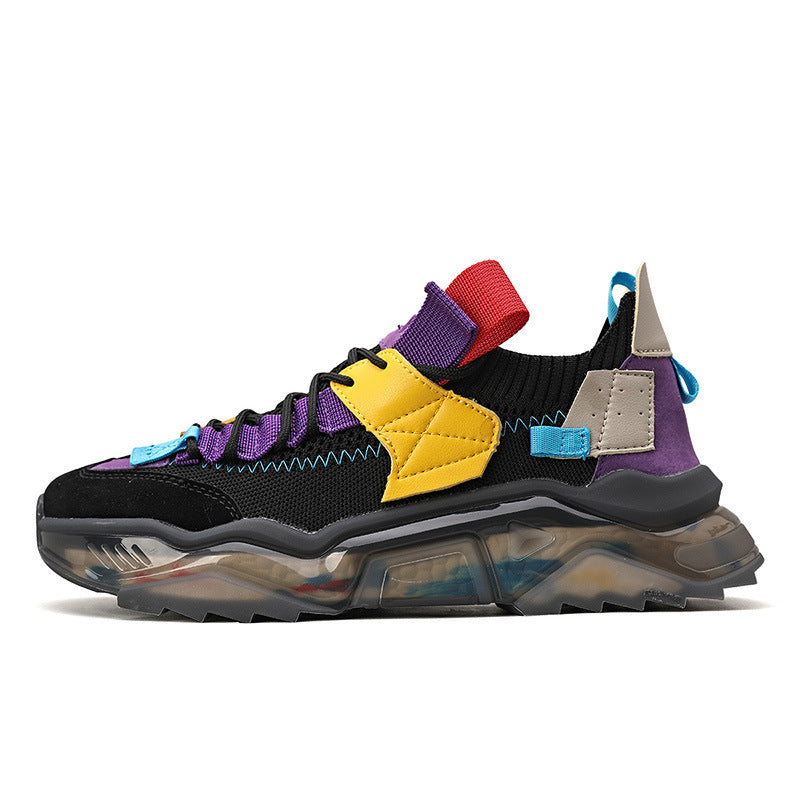Shop Colorful Popcorn Bottom Sneakers Colorful Popcorn Bottom Breathable Sneak | Ectron Online