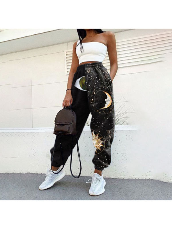 Loose Casual All-Match Sports Pants Women's Tie fFeet Are Thin Harlan Pants