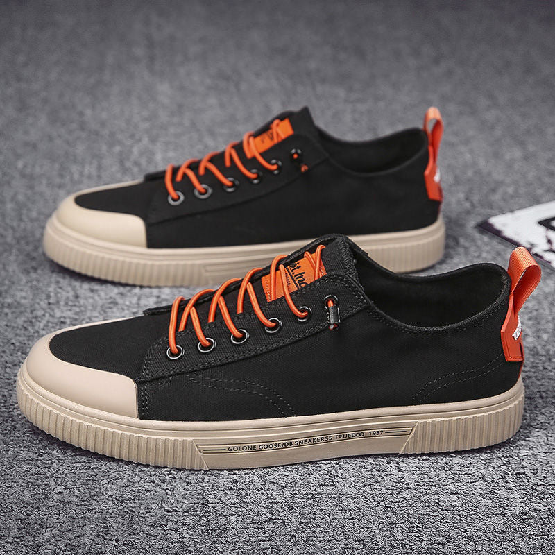 Spring Canvas Boys’ Low-Top Shoes – Elastic Band Casual Style Spring Canvas Shoes Boys Cloth Shoes Ela | Ectron Online