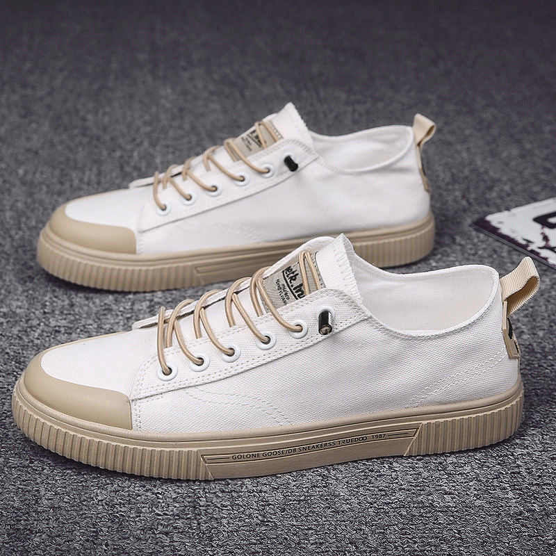 Spring Canvas Boys’ Low-Top Shoes – Elastic Band Casual Style Spring Canvas Shoes Boys Cloth Shoes Ela | Ectron Online