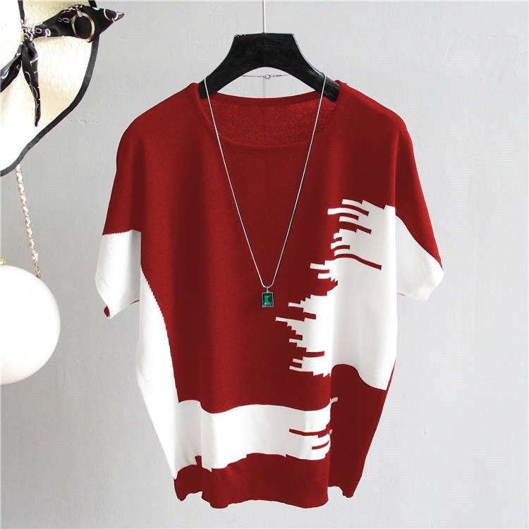 Women's Loose Short Sleeve Shirt Student Black Bottoming Shirt Women's Lo | Ectron Online