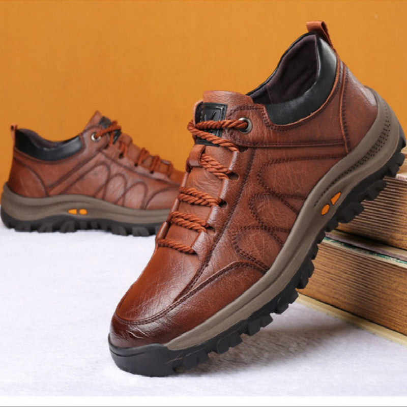 Casual Leather Shoes Outdoor Hiking Shoes