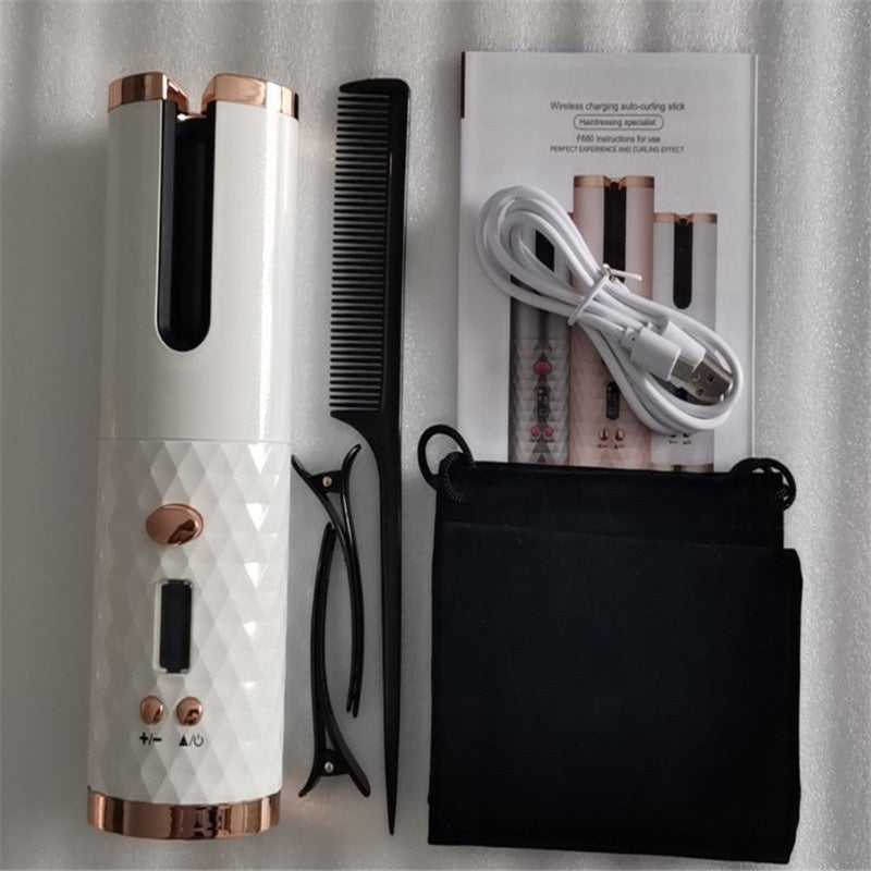USB Wireless Multifunctional Curling Iron & Charging Curler Curling Iron USB Wireless Multifunctiona | Ectron Online