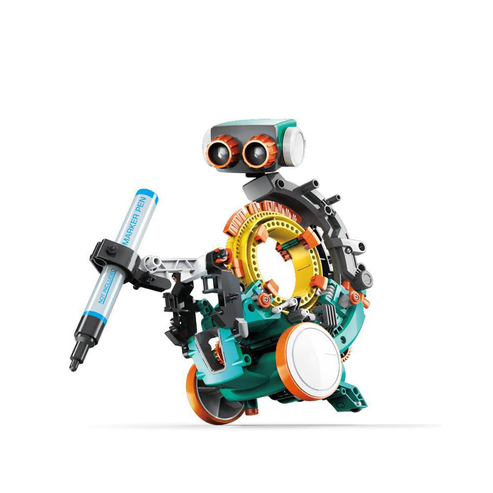 Children's Diy Mechanical Programming Robot Assembly Model