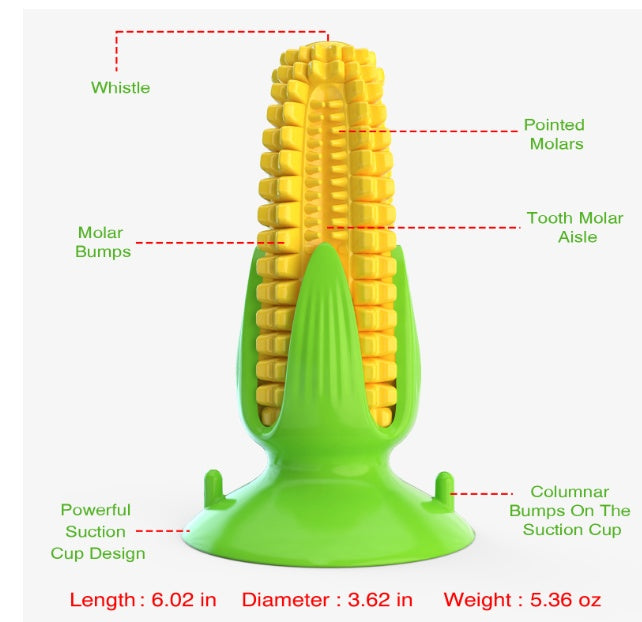 Suction Cup Corn Sound Floating Dog Toy Suction Cup Corn Sound Floating On Water | Ectron Online