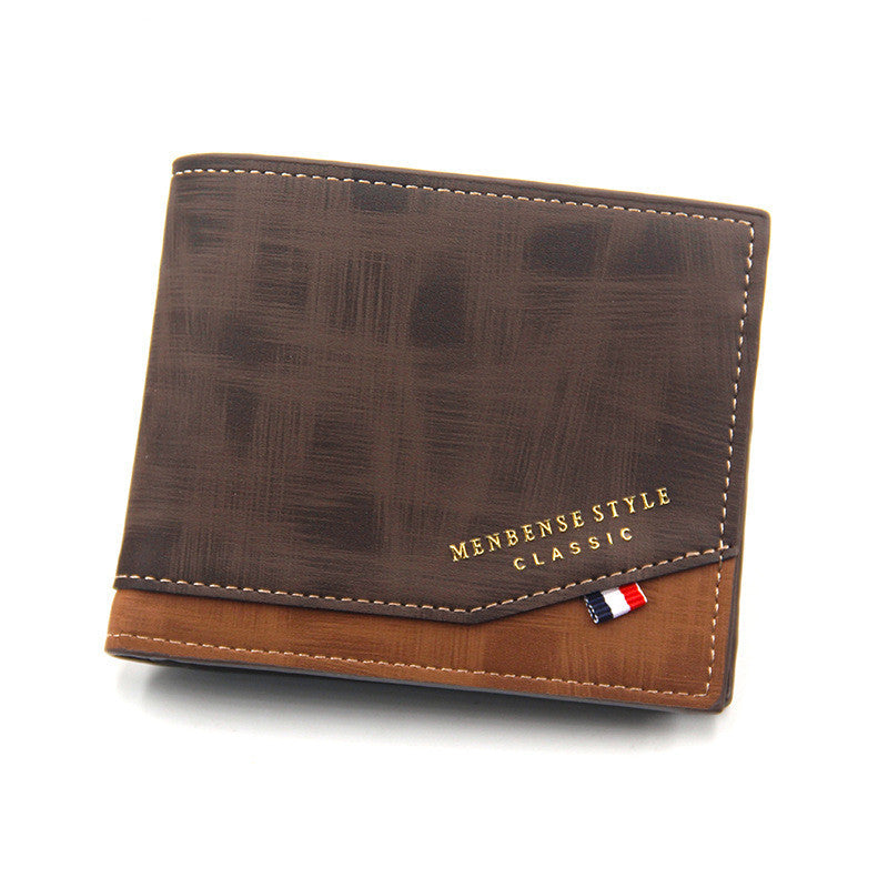 Men's Hinge Wallet with Bronzing Print Men's Wallet With Bronzing Printed Hinge | Ectron Online