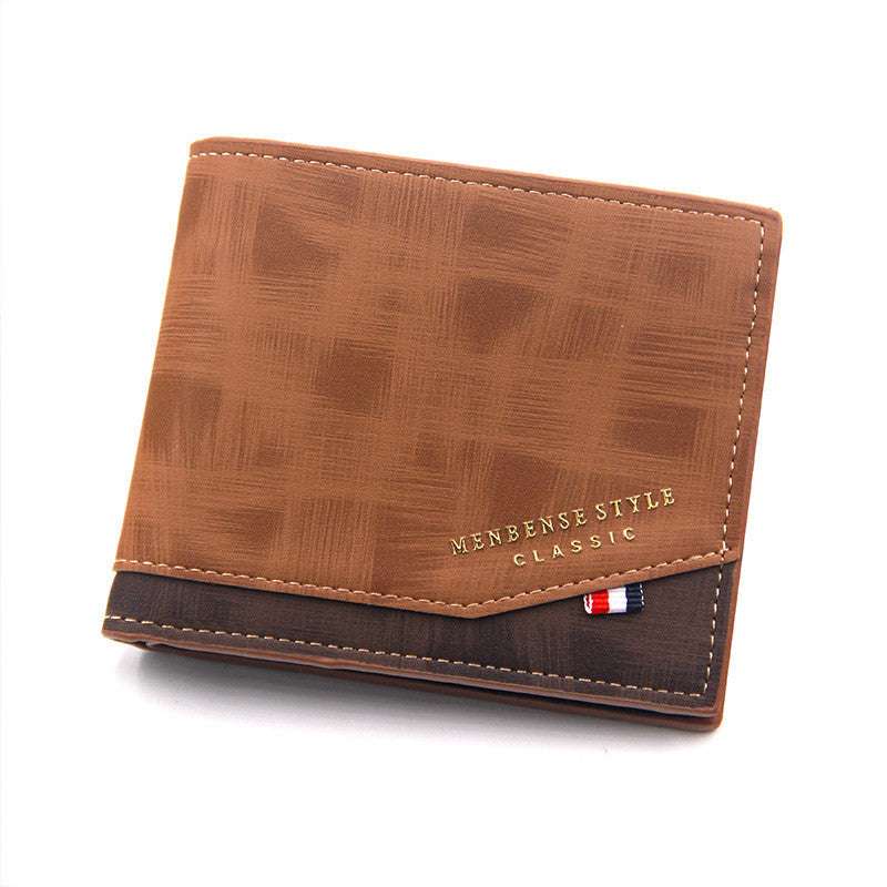 Men's Hinge Wallet with Bronzing Print Men's Wallet With Bronzing Printed Hinge | Ectron Online