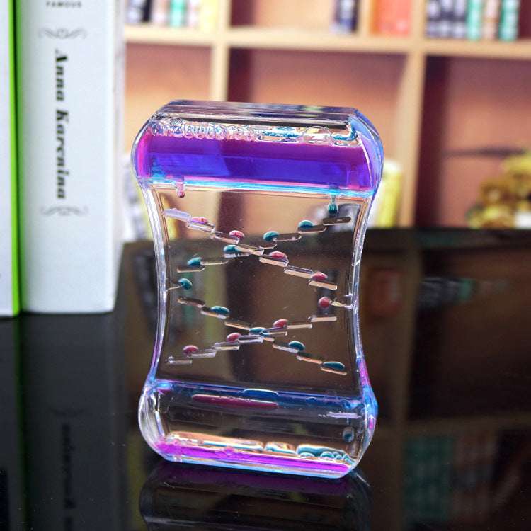 Creative Quicksand Hourglass Timer – Fluid Liquid Desk Ornament HourGlasses | Ectron Online
