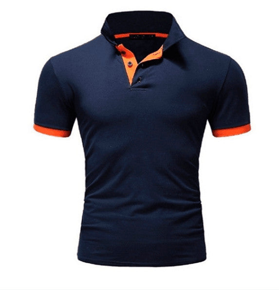 Men’s Stand Collar Polo Shirt – Business Casual Short Sleeve Men's Stand Collar Short Sleeve Polo Shi | Ectron Online