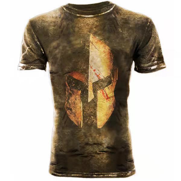 Vintage USA Flag Print O-Neck T-Shirt – Slim Fit 3XL Tee Vintage USA Flag Print O-Neck T Shirt Me | Ectron Online