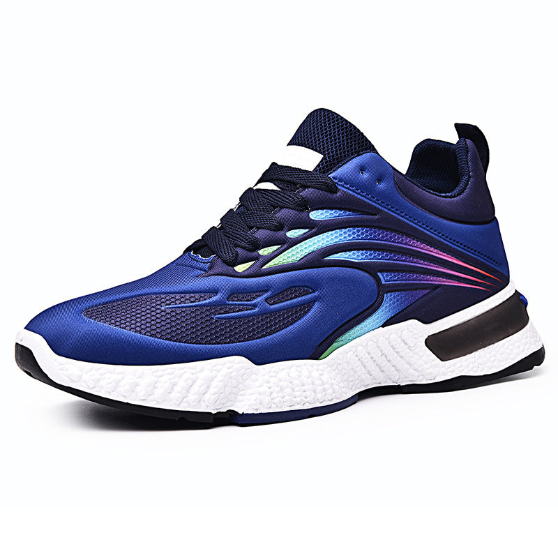 Colorful Flying Woven Men's Casual Sports Shoes – Trendy & Lightweight Colorful Casual Shoes Flying Woven Men's | Ectron Online