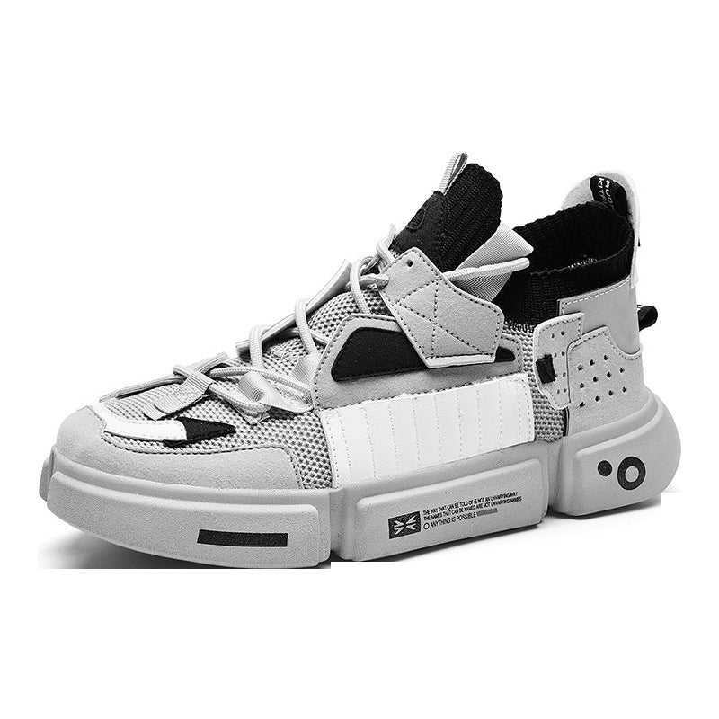 Korean Fashion Plus Size Casual Sneakers – Summer Breathable Style Korean Fashion Catwalk Couples Summer Pl | Ectron Online