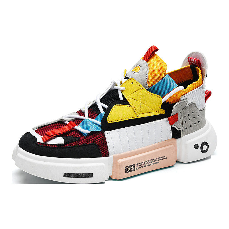 Korean Fashion Plus Size Casual Sneakers – Summer Breathable Style Korean Fashion Catwalk Couples Summer Pl | Ectron Online