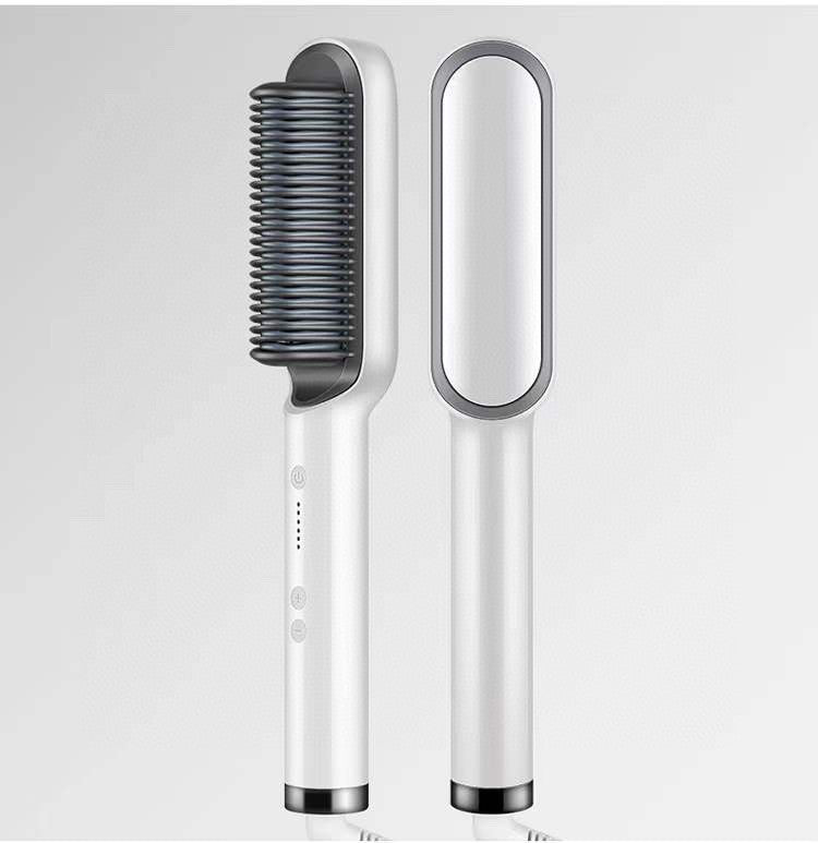 2-in-1 Hair Straightener Hot Comb with Negative Ion Curling Tong New 2 In 1 Hair Straightener Hot Comb Ne | Ectron Online