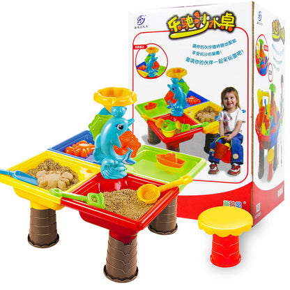 Children'S Boys Outdoor Large Beach Play Sand Table Set Girls Indoor Digging Sand And Water Toys And Equipment