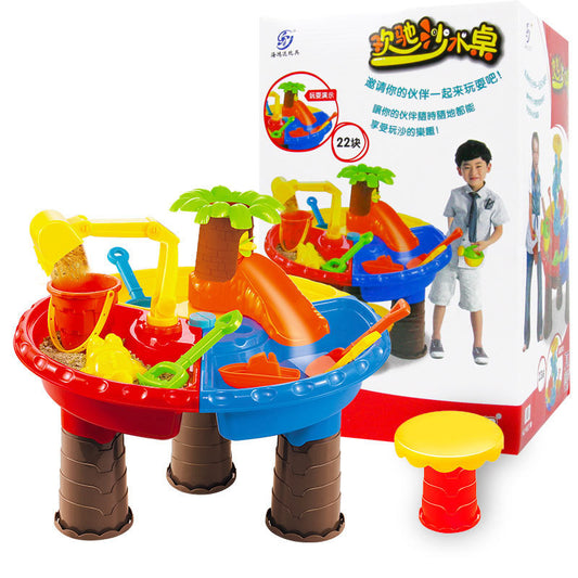 Children'S Boys Outdoor Large Beach Play Sand Table Set Girls Indoor Digging Sand And Water Toys And Equipment