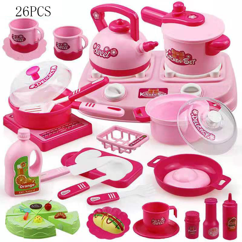 Children's Play House Simulation Kitchen Toy Set