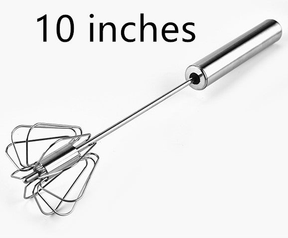 Stainless Steel Semi-Automatic Egg Beater Hand Held Kitchen Tool Whisk | Ectron Online
