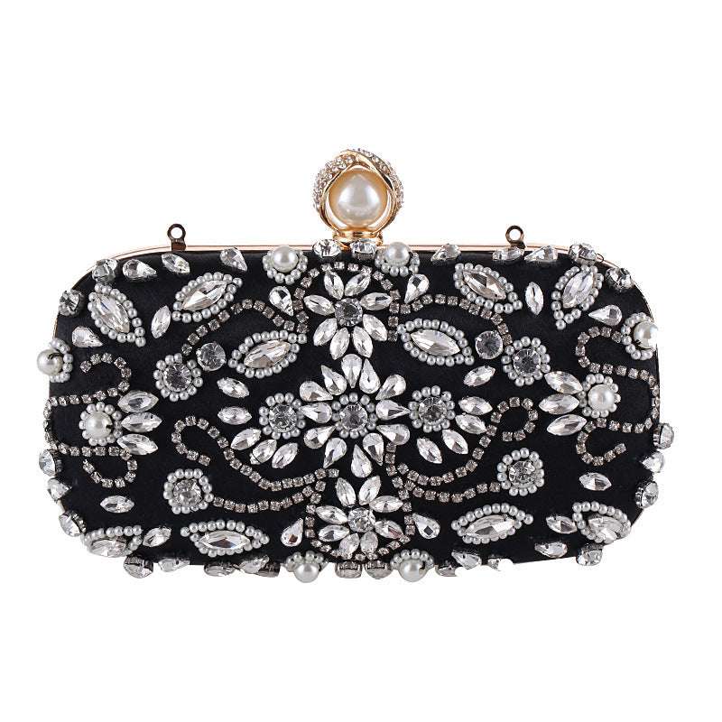 Women's Diamond Evening Dress Clutch Evening Dress Dress Evening Banquet Bag | Ectron Online