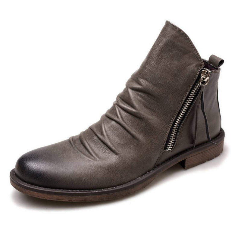Men’s Leather Casual Chelsea Boots – Stylish & Comfortable Men's Leather Casual Men's Shoes Chelsea | Ectron Online