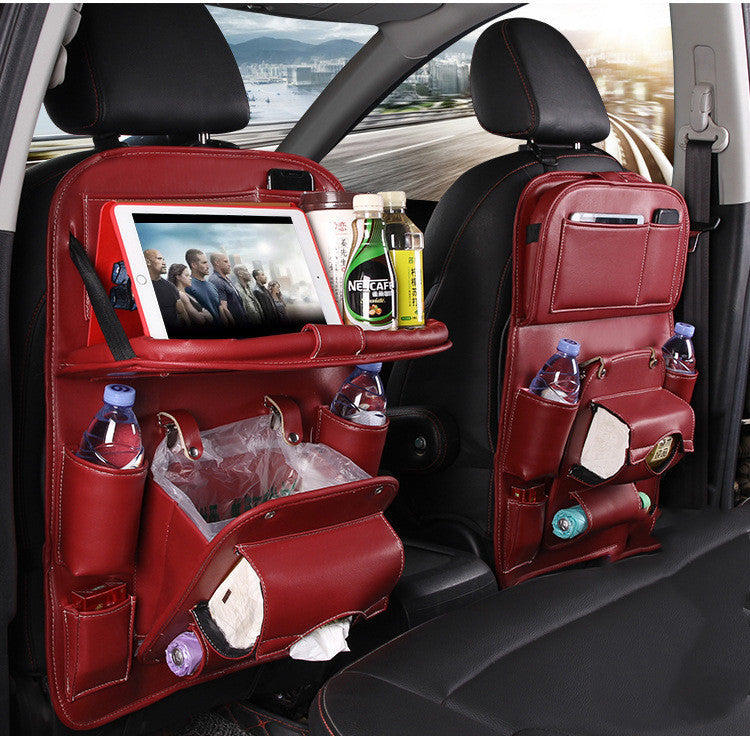 Organizer Your Car | Seat Back | Hanging Bag PU Leather Car Storage Bag | Ectron Online