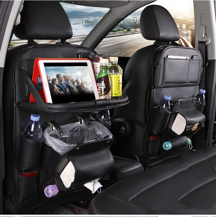 Organizer Your Car | Seat Back | Hanging Bag PU Leather Car Storage Bag | Ectron Online