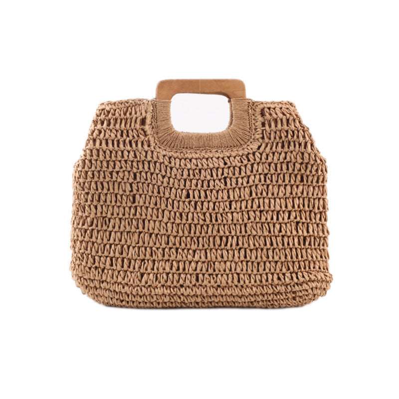 Straw Beach Handbag - Stylish & Practical for Summer Straw Bag Beach Bag Handbag Handbag | Ectron Online