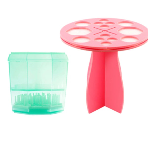 14-Hole Makeup Brush Drying Rack & Stand 14 Hole Make up Brush Set Dry Rack Dryin | Ectron Online