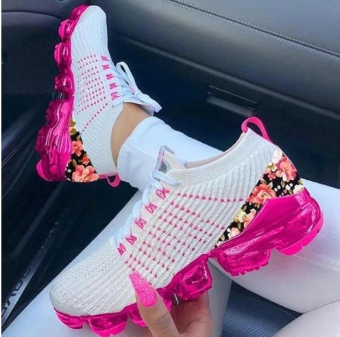 Women’s Air-Cushioned High-Flying Weaving Shoes – Lightweight Air-Cushioned Inner High Flying Weaving | Ectron Online