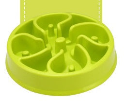 Pet Bowl Choking Prevention Slow Food Bowl Environmentally Friendly Plastic Dog Bowl Cat Bowl Dog Food Small Dog Food Bowl Rice Bowl