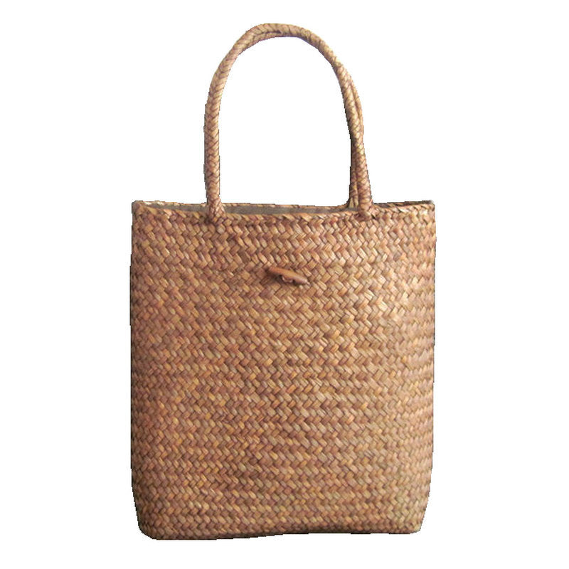 Seaweed Woven Shoulder Bag – Natural Japanese-Style Tote Japan And South Korea Wind Seaweed Woven | Ectron Online