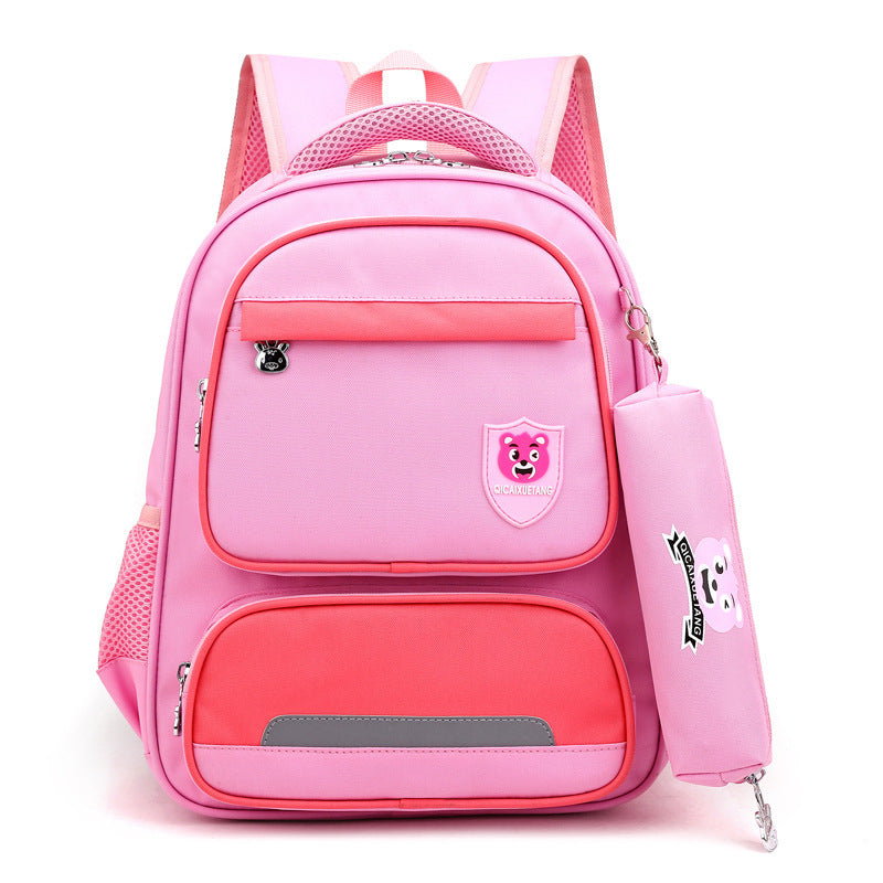 Korean-Style Small Schoolbag for Girls – Lightweight & Waterproof Korean Version Of The Second Grade Child | Ectron Online