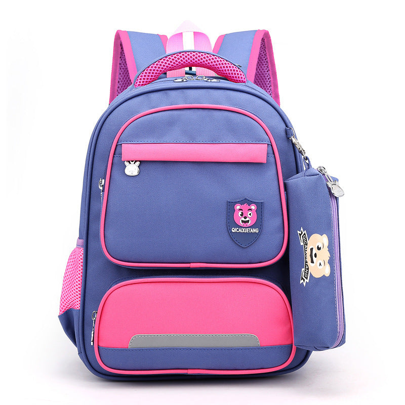 Korean-Style Small Schoolbag for Girls – Lightweight & Waterproof Korean Version Of The Second Grade Child | Ectron Online