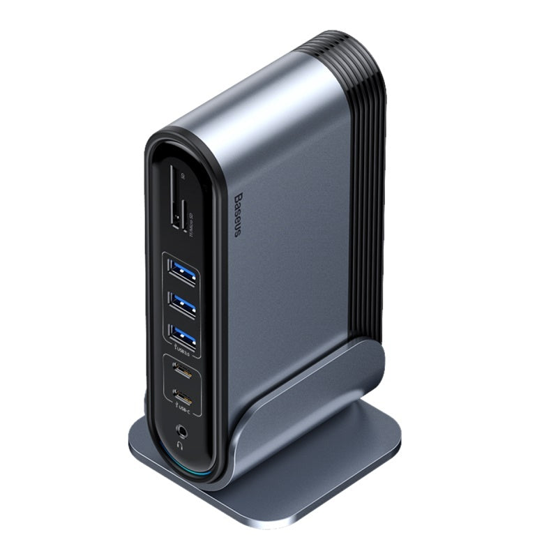 16-in-1 Type-C Hub Docking Station – USB, HDMI, Ethernet & More Workstation Multi-Function Type-C-Hub Sp | Ectron Online