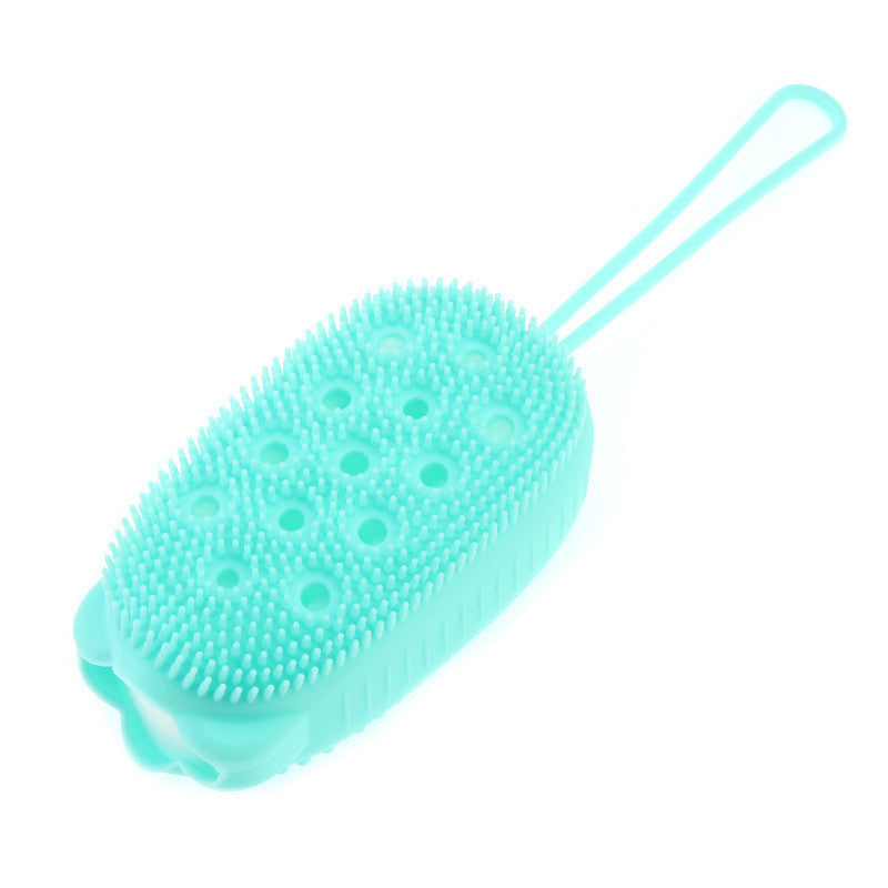 {{ brand }} Silicone Massage Bath Brush for Relaxing and Effective Cleaning Green 1PCS - Silicone Massage Bath Brush
