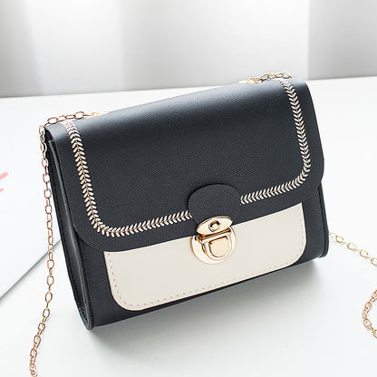 Shoulder Bag Contrast Color Crossbody Small Square Bag