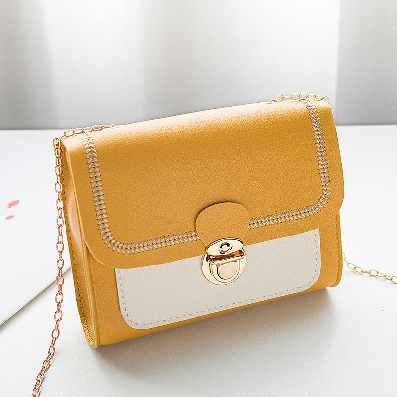 Shoulder Bag Contrast Color Crossbody Small Square Bag Shoulder Bag Contrast Color Crossbody Sm | Ectron Online