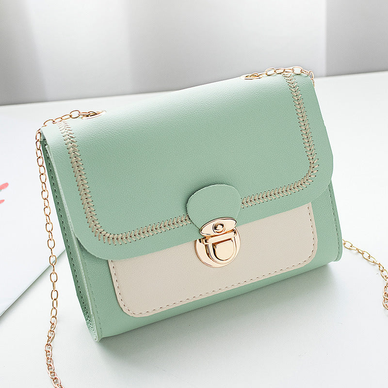 Shoulder Bag Contrast Color Crossbody Small Square Bag Shoulder Bag Contrast Color Crossbody Sm | Ectron Online