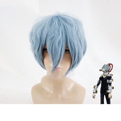 Anime Wig My Hero Academia Boom Frozen Red And White Short Hair Style Cos Wig Red And White Gradient