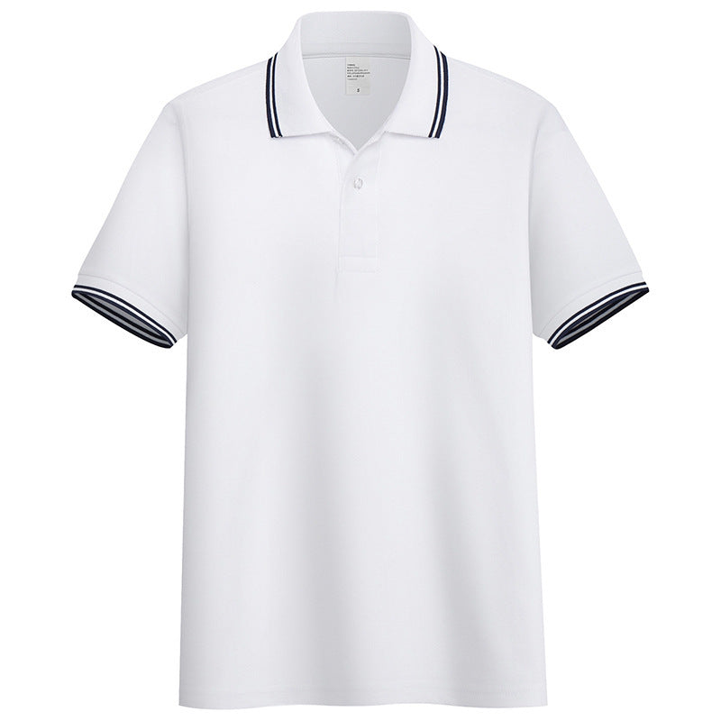 Men’s Summer Stand-up Collar Polo Shirt – Short Sleeve Casual Summer Stand-up Collar Short-sleeved Pol | Ectron Online