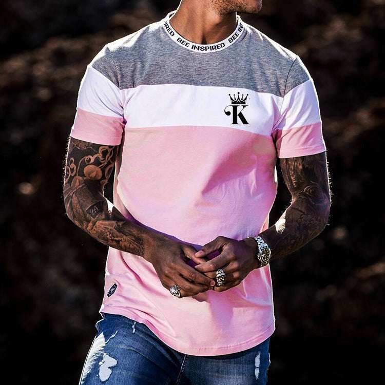 Casual Round Neck T-Shirt – Short Sleeve Digital Print Tee Casual Round Neck Short Sleeve Digital P | Ectron Online